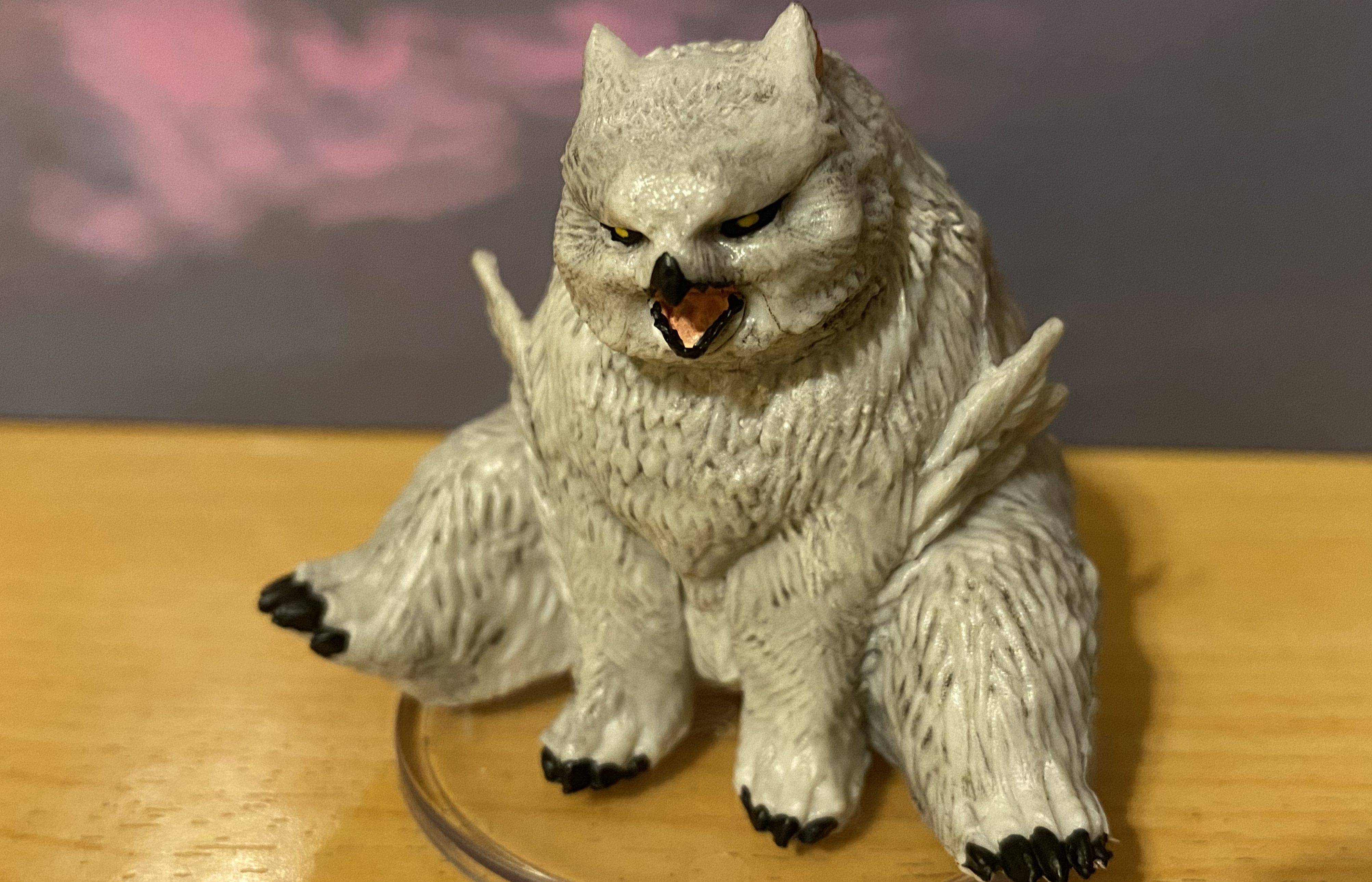 Rime of the Frostmaiden #28 D&D Miniature Snowy Owlbear